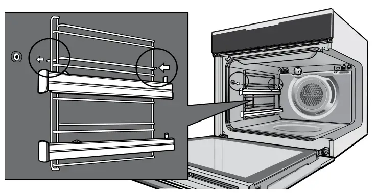 Electrolux EVE614 Multifunction Oven with Knob - oven accessories