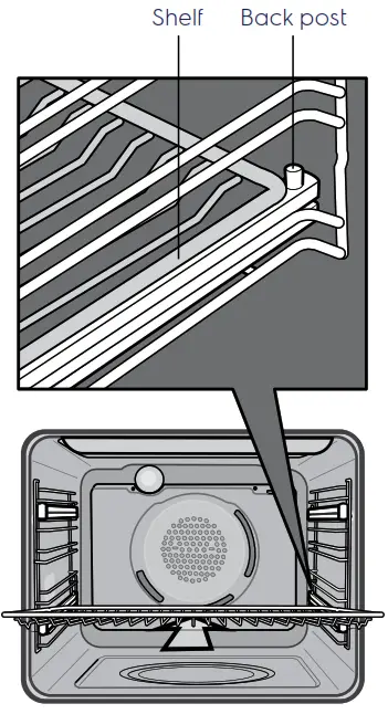 Electrolux EVE614 Multifunction Oven with Knob - telescopic slides