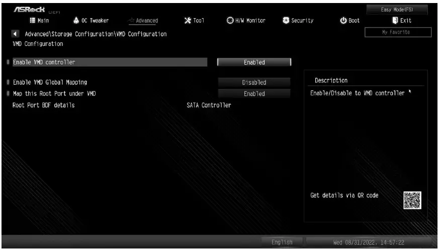 ASRock Configuring a RAID Array Using UEFI Setup Utility