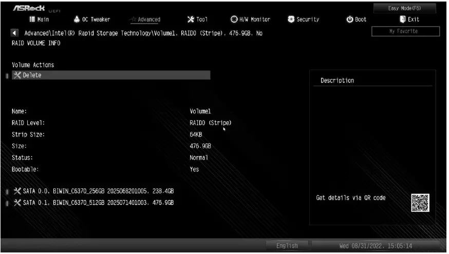 ASRock Configuring a RAID Array Using UEFI Setup Utility-9