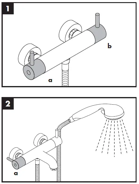 hansgrohe Ecostat 1001 SL Care Thermostatic Bath and Shower Mixer-14