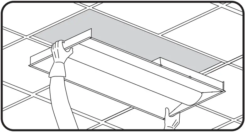 NICOR IND299 LVT Series LED Volumetric T Grid Luminaire - Figure 2