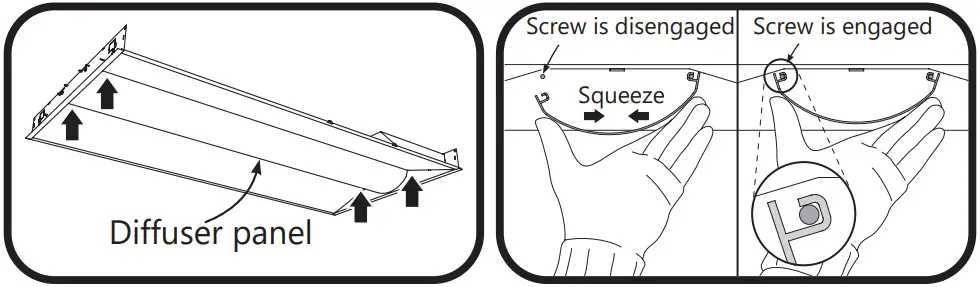 NICOR IND299 LVT Series LED Volumetric T Grid Luminaire - Figure 4