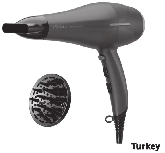 arzum 2300 W TRENDCARE AR 5060 Haridryer - Cover