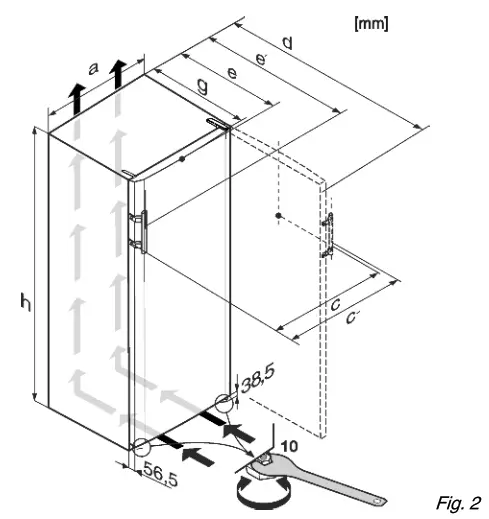 LIEBHERR K 2340 Fridge - Fig1