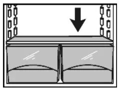 LIEBHERR K 2340 Fridge - drain hole