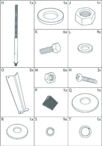 Grouw 70228 18 Strong Juice Press Instruction Manual - Parts overview