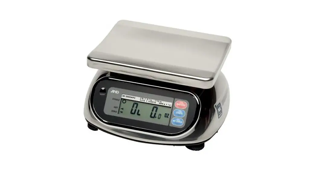 And Sk-1000wp Digital Scale Titan Compact Instruction Manual