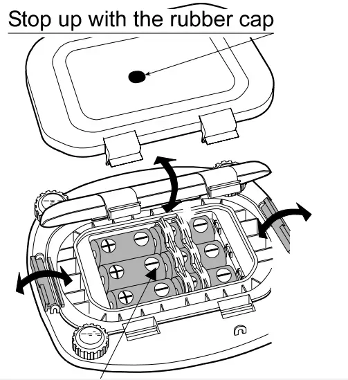 AND SK-1000WP Digital Scale Titan Compact - Installing Batteries