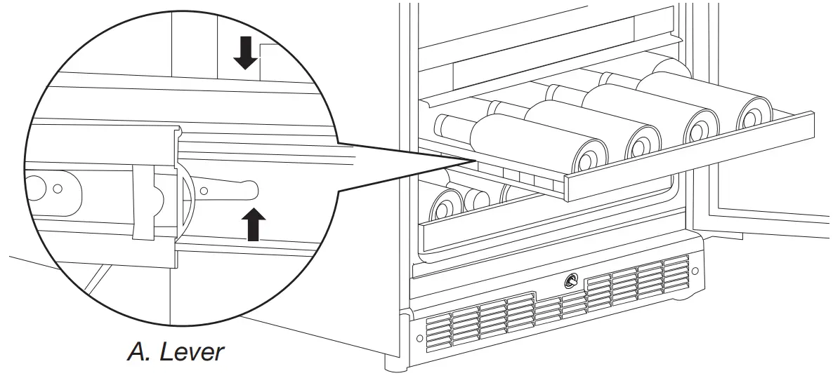 Remove and Replace the Wine Racks
