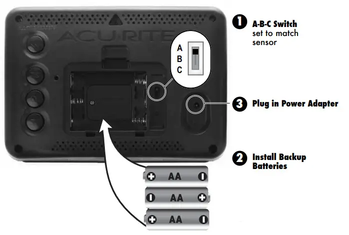 AcuRite 02074 Weather Station - Display Unit Setup