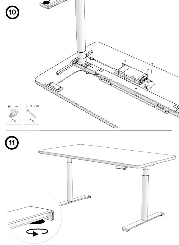 ekomia Levi Electric Height Adjustable Desk-10