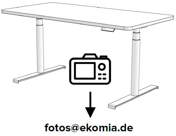 ekomia Levi Electric Height Adjustable Desk-14