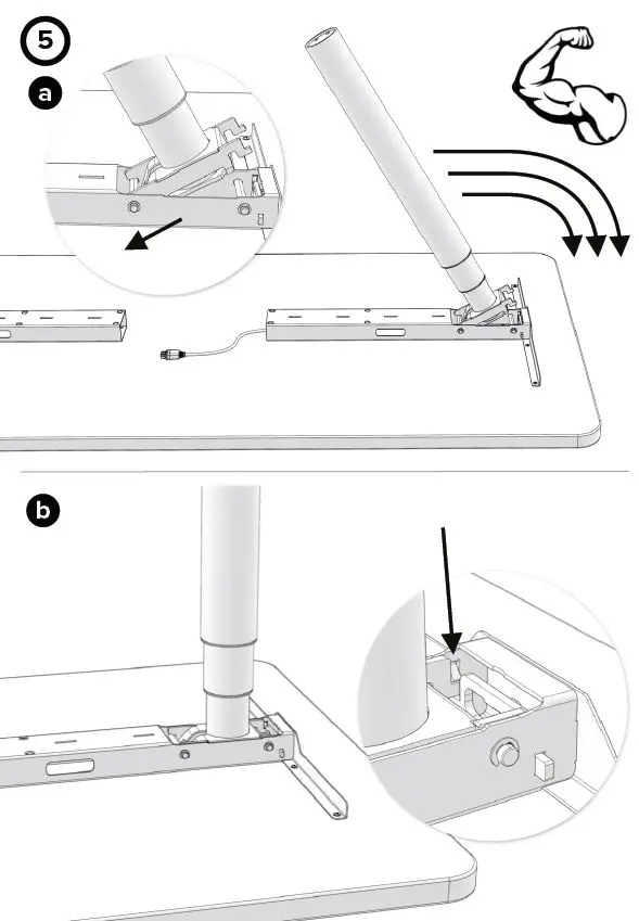 ekomia Levi Electric Height Adjustable Desk-7