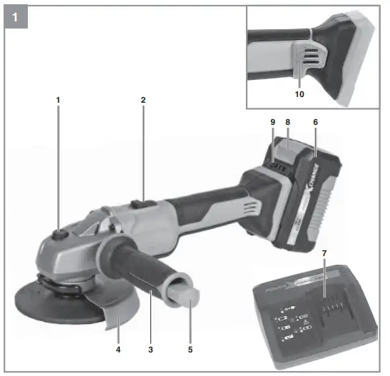Einhell-AXXIO-18-125-Cordless-Angle-Grinder-FIG10
