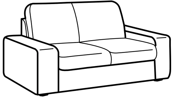 IKEA 394.405.93 KIVIK Sofa - KIVIK Loveseat