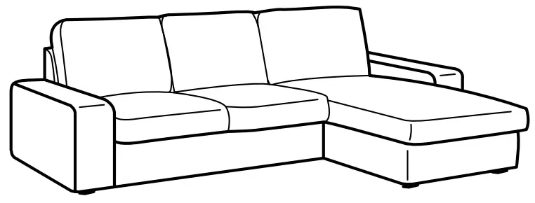 IKEA 394.405.93 KIVIK Sofa - KIVIK Sofa with