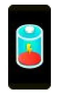 Battery icon status description