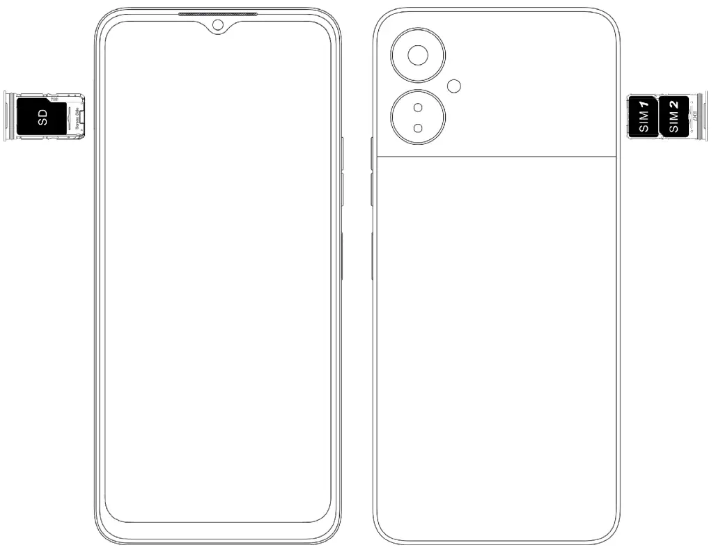 SIM/SD card installation