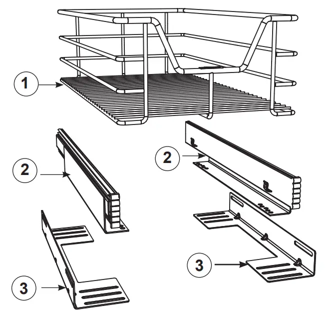 ClosetMaid 32101 In-Cabinet Tray Pull Out - fig 1