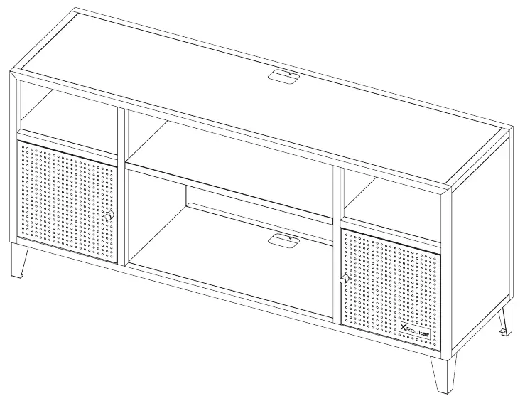 XRocker Mesh-Tek Gaming TV Unit -