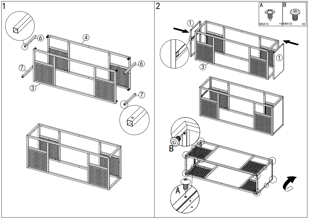 XRocker Mesh-Tek Gaming TV Unit - FIG 4