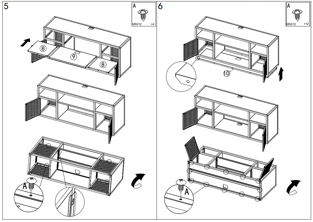 XRocker Mesh-Tek Gaming TV Unit - FIG 6