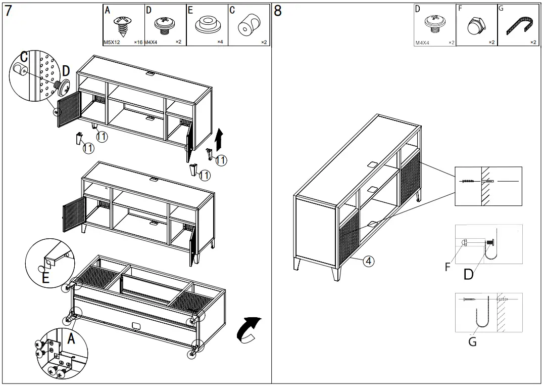 XRocker Mesh-Tek Gaming TV Unit - FIG 7