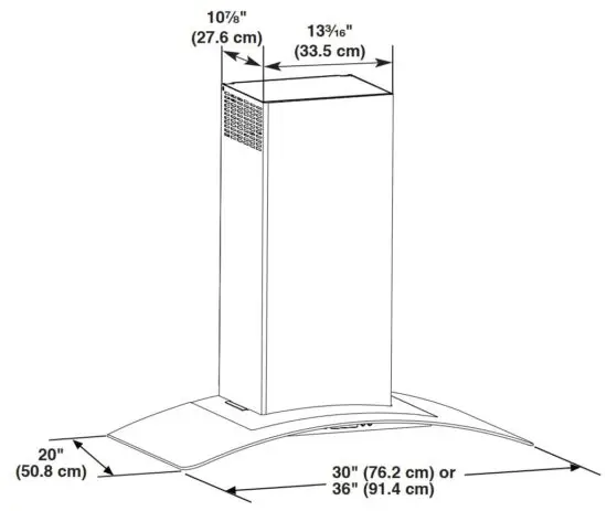 FIG 1 Product Dimensions