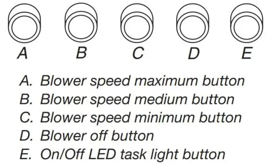 FIG 21 Range Hood Controls