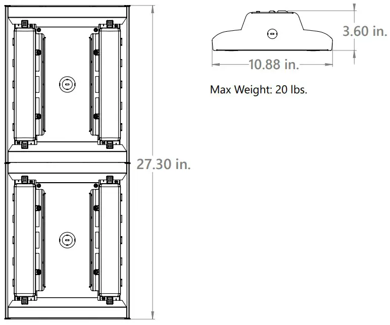 ALBEO ABV4 Series LED Luminaire - ICON 6