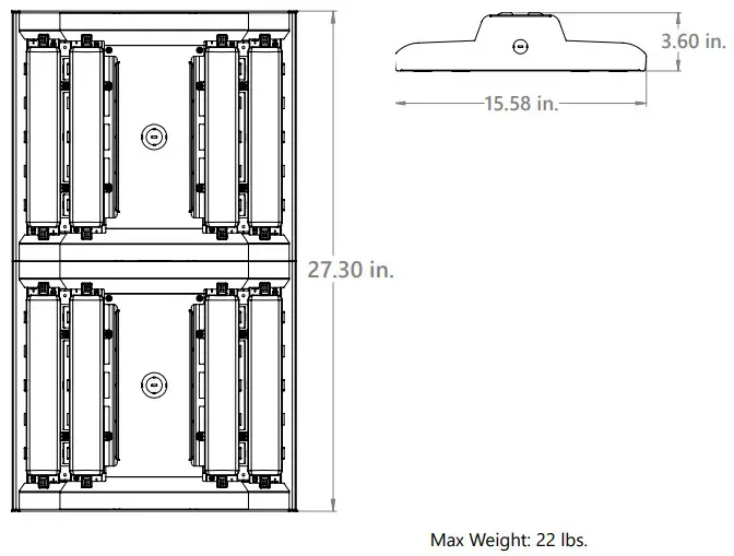 ALBEO ABV4 Series LED Luminaire - ICON 7