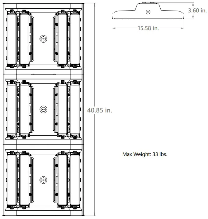 ALBEO ABV4 Series LED Luminaire - ICON 8