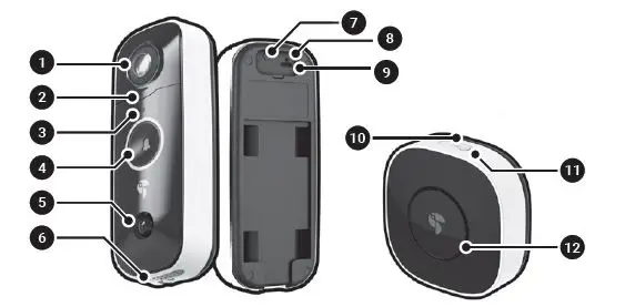 Toucan TVD200WUC Wireless Video Doorbell Camera-fig-6