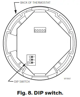 Honeywell T8775AC Digital Round Non-Programmable Thermostat-8