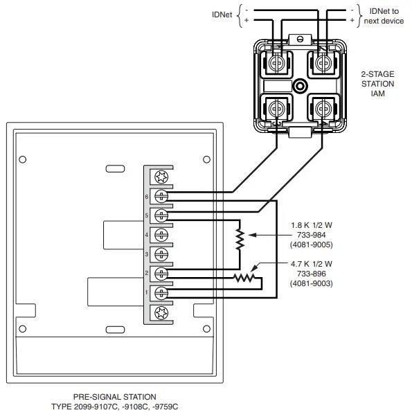 Making Electrical Connections to the 2-Stage Station IAM