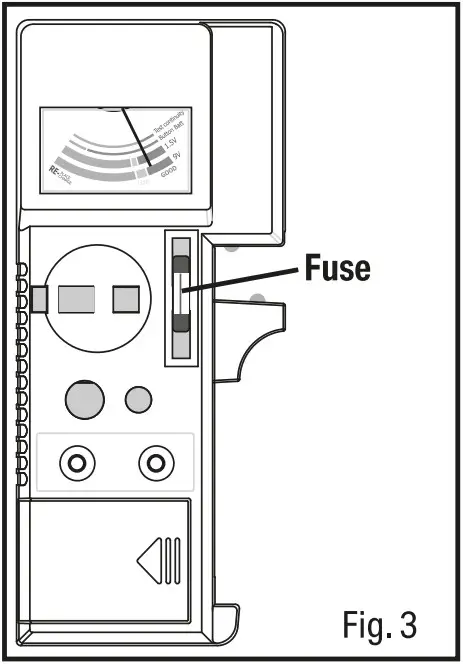 DRAPER 90478 Battery Bulb Fuse and Continuity Tester - Testing Batteries 3