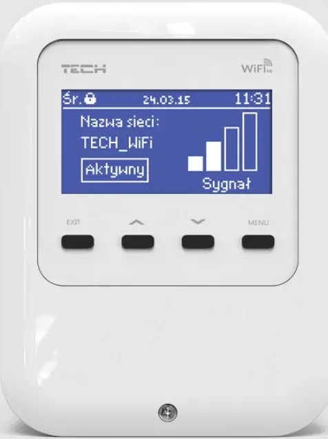 TECH CONTROLLERS EU-WiFi RS Internet Room Regulator