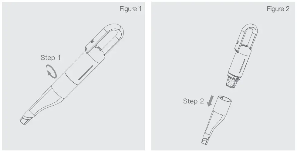 deerma VC01 Handheld Wireless Vacuum Cleaner- Figer 1-2