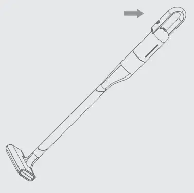 deerma VC01 Handheld Wireless Vacuum Cleaner- forth