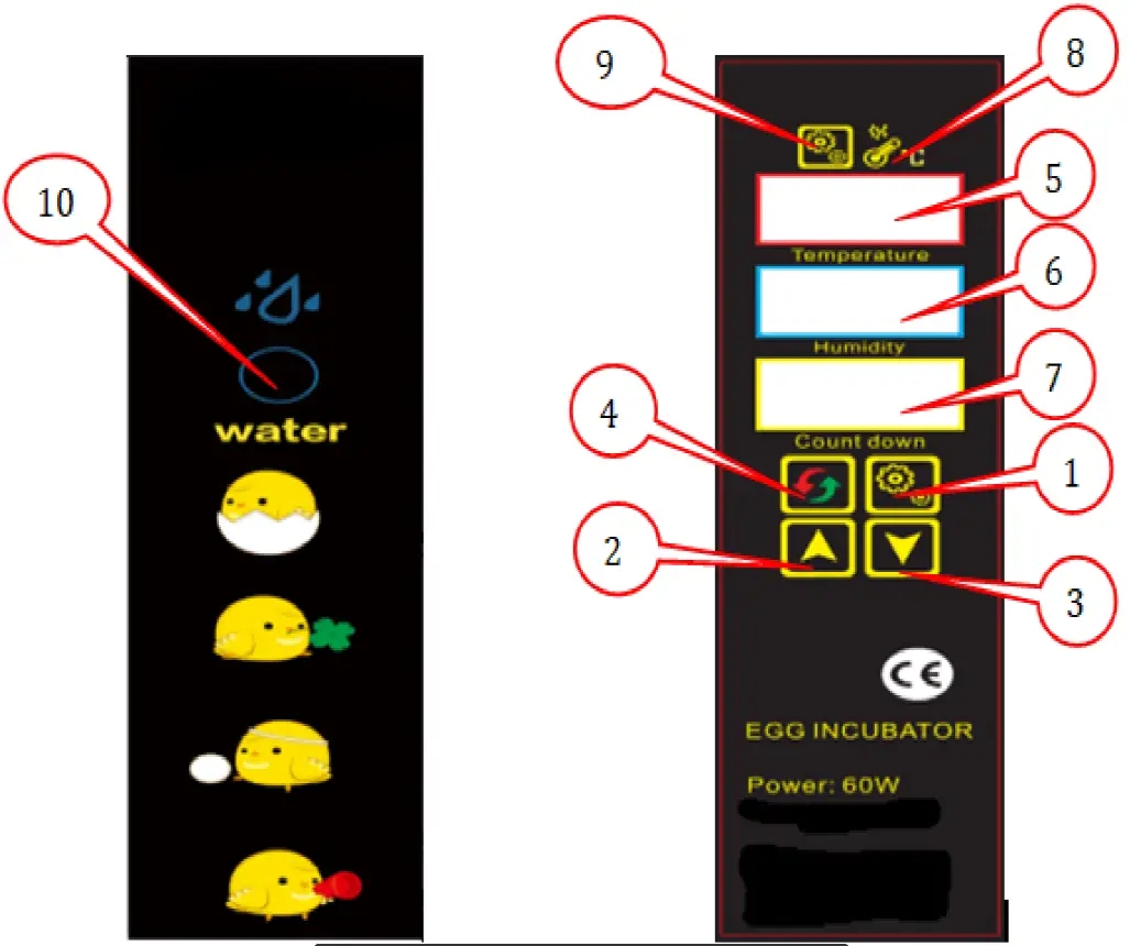 Pawever Pets PPEGGINB24A Fully Automatic Digital Egg Incubator controller 1