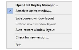 Attach to active window