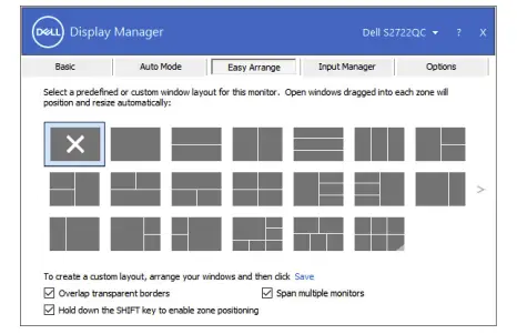 Span multiple monitors