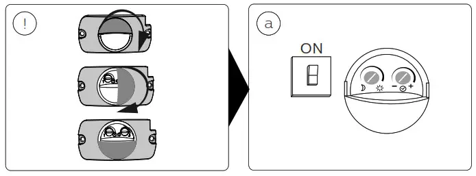 PHILIPS Bustan Wall Lantern with Motion Sensor Bulb -7