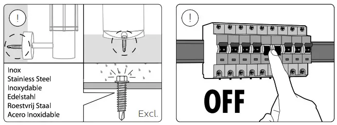 PHILIPS Bustan Wall Lantern with Motion Sensor Bulb -off