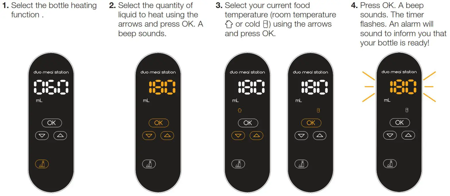 babymoov A001125 Dual Meal Station --BABY BOTTLE