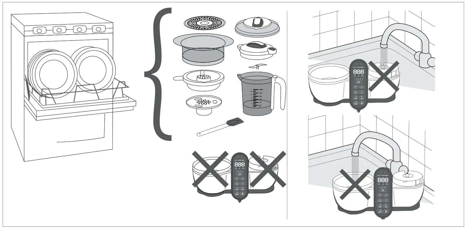 babymoov A001125 Dual Meal Station --DUO MEAL STATION-