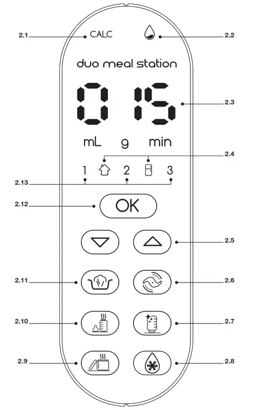 babymoov A001125 Dual Meal Station --DUO MEAL STATION