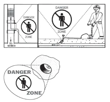 CHERNE 275058 Pneumatic Plug - Danger Zone