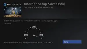 How do I reconnect my DIRECTV HD DVR to the Internet?